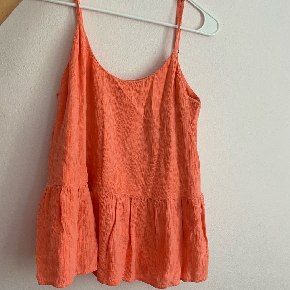 Lilly Pulitzer Coral Pink Flowy Tank Top